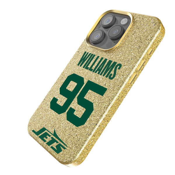 Quinnen Williams New York Jets 95 Ready iPhone Bling Phone Case Iso.Jpg