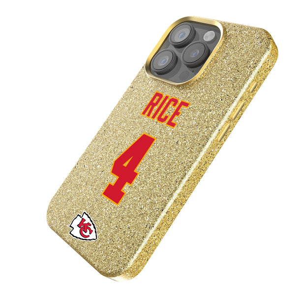 Rashee Rice Kansas City Chiefs 4 Ready iPhone Bling Phone Case Iso.Jpg
