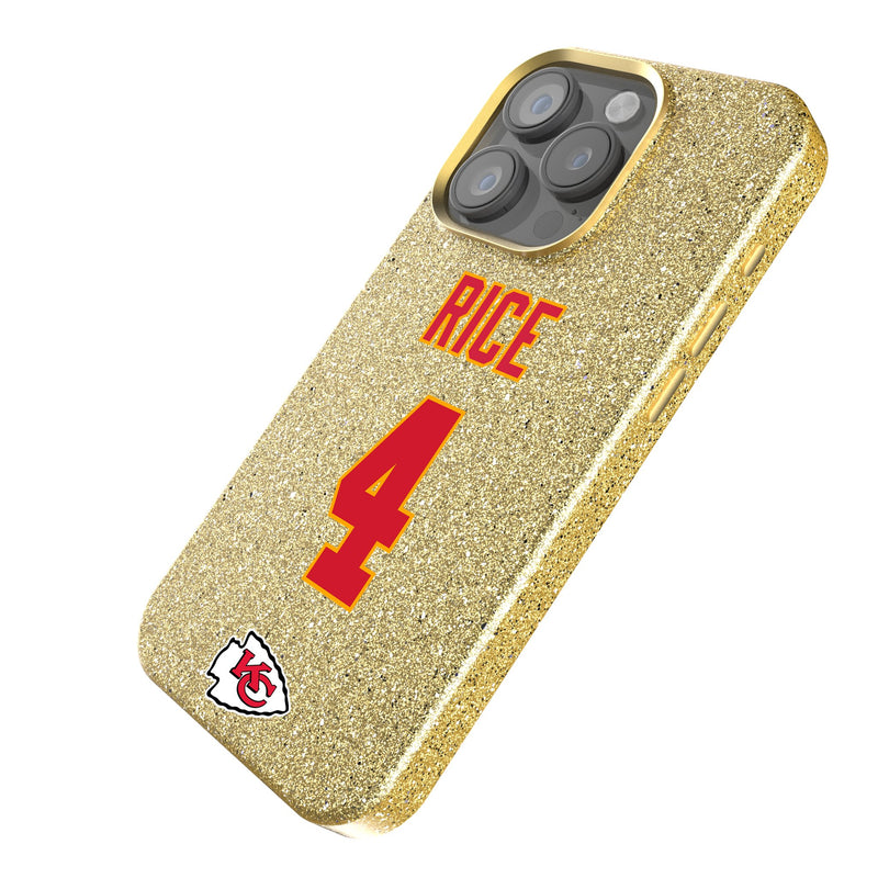 Rashee Rice Kansas City Chiefs 4 Ready iPhone Bling Phone Case Iso.Jpg