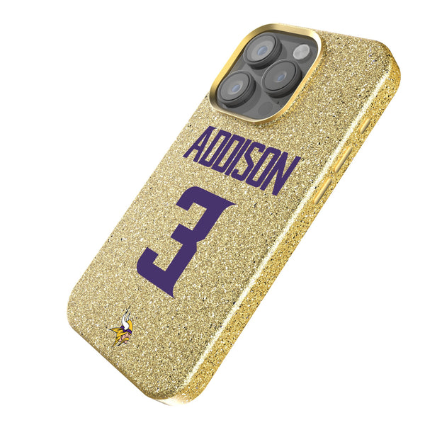 Jordan Addison Minnesota Vikings 3 Ready iPhone Bling Phone Case Iso.Jpg