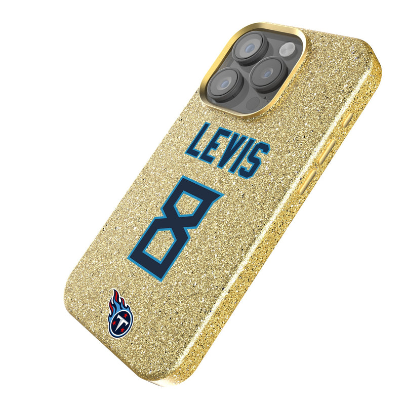 Will Levis Tennessee Titans 8 Ready iPhone Bling Phone Case Iso.Jpg