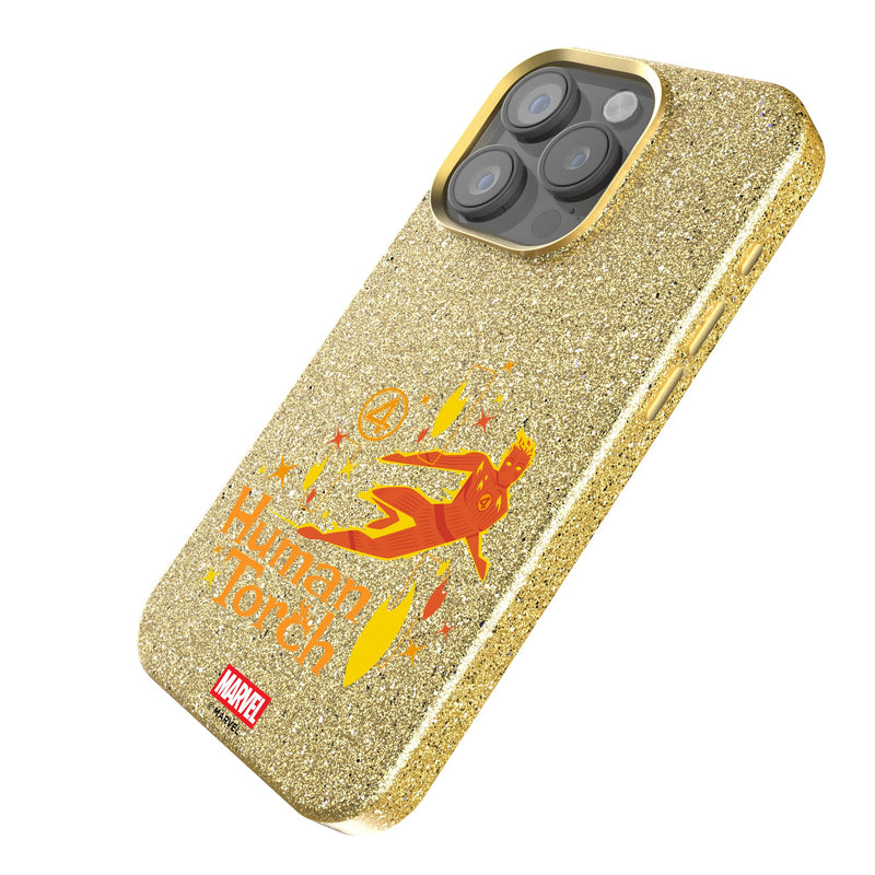 Marvel Human Torch Badge iPhone Bling Phone Case for Apple iPhone Iso.Jpg