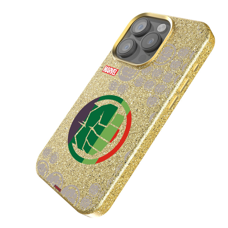 Marvel Avengers Hulk Sigil iPhone Bling Phone Case Iso.Jpg