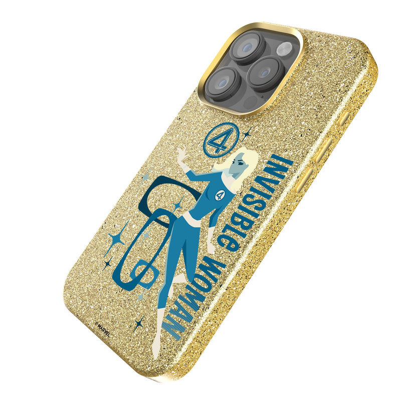 Marvel Invisible Woman Badge iPhone Bling Phone Case for Apple iPhone Iso.Jpg