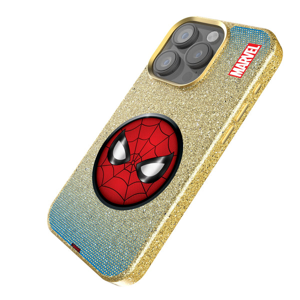 Marvel Spider-Man Grid iPhone Bling Phone Case Iso.Jpg