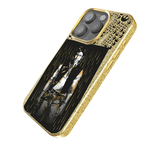 Star Wars Han Solo Portrait iPhone Bling Phone Case Iso.Jpg