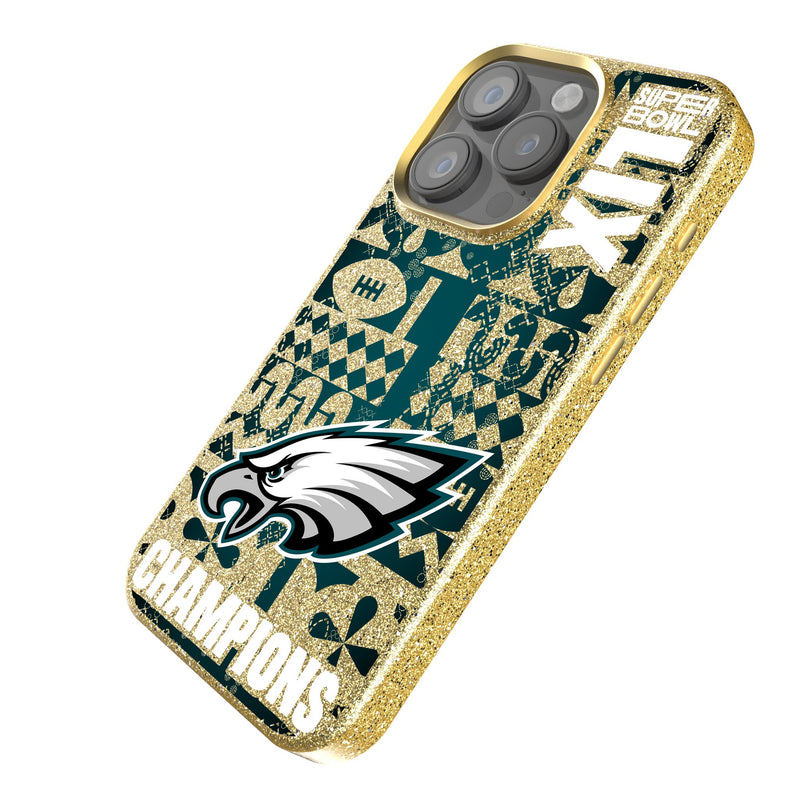 Philadelphia Eagles 2025 Super Bowl iPhone Bling Phone Case for Apple iPhone Iso.Jpg