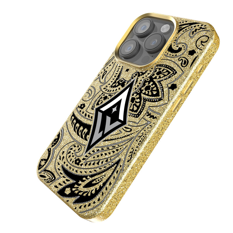 Las Vegas Aces Paisley iPhone Bling Phone Case Iso.Jpg