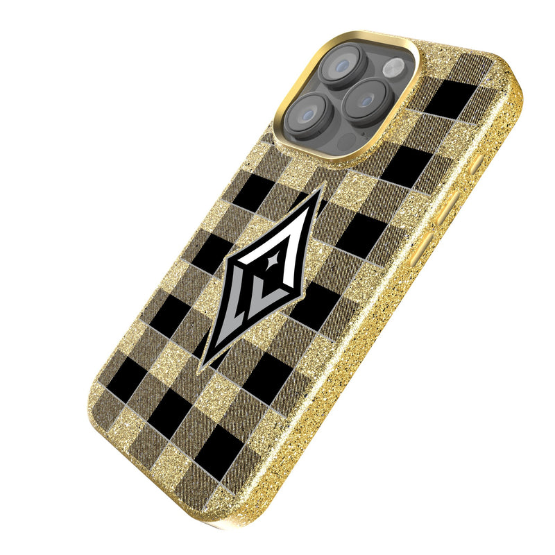 Las Vegas Aces Plaid iPhone Bling Phone Case Iso.Jpg