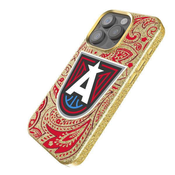 Atlanta Dream Paisley iPhone Bling Phone Case Iso.Jpg