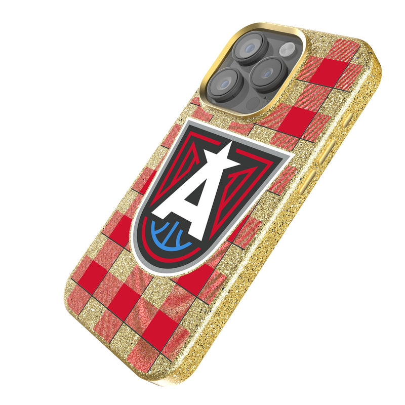 Atlanta Dream Plaid iPhone Bling Phone Case Iso.Jpg