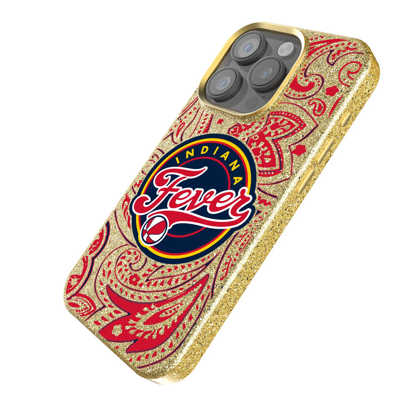 Indiana Fever Paisley iPhone Bling Phone Case Iso.Jpg