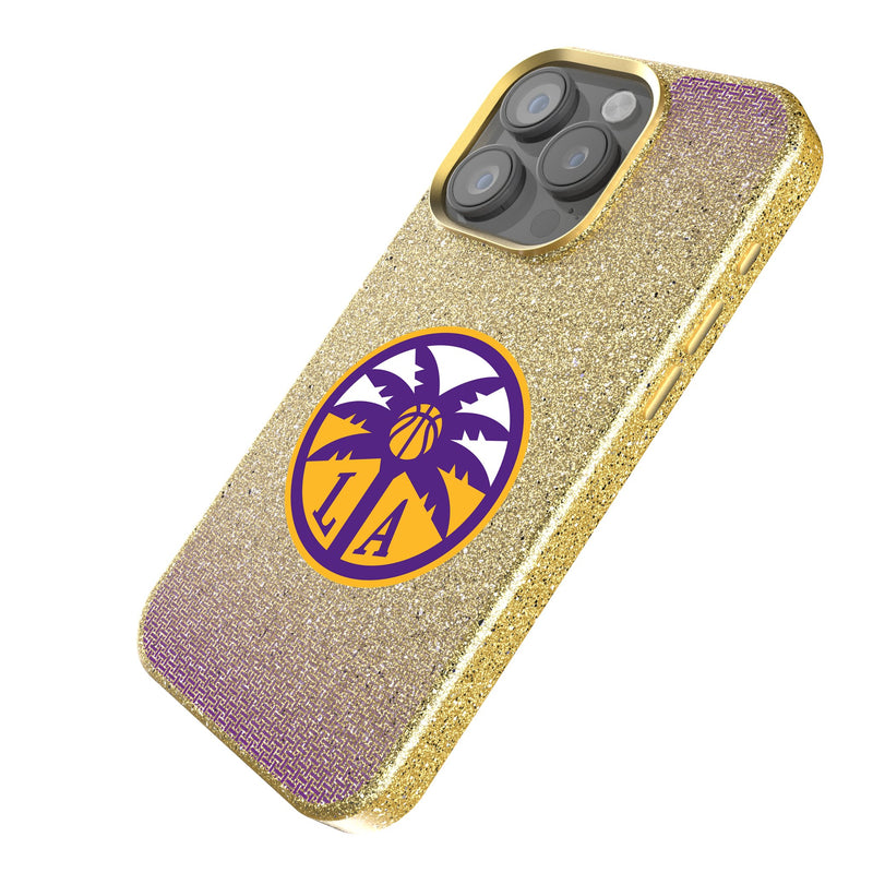 Los Angeles Sparks Linen iPhone Bling Phone Case for Apple iPhone Iso.Jpg
