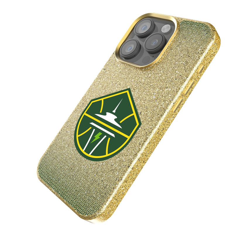 Seattle Storm Linen iPhone Bling Phone Case for Apple iPhone Iso.Jpg