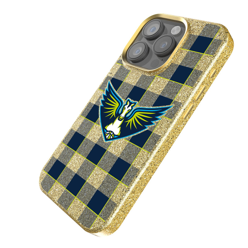 Dallas Wings Plaid iPhone Bling Phone Case Iso.Jpg