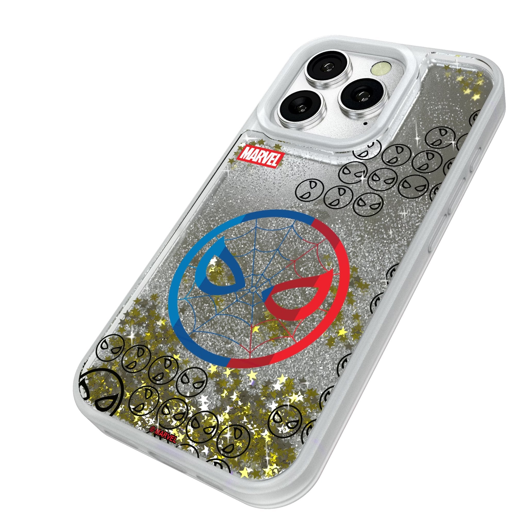 Marvel Spider-Man Sigil iPhone Glitter Phone Case for Apple iPhone Iso.Jpg