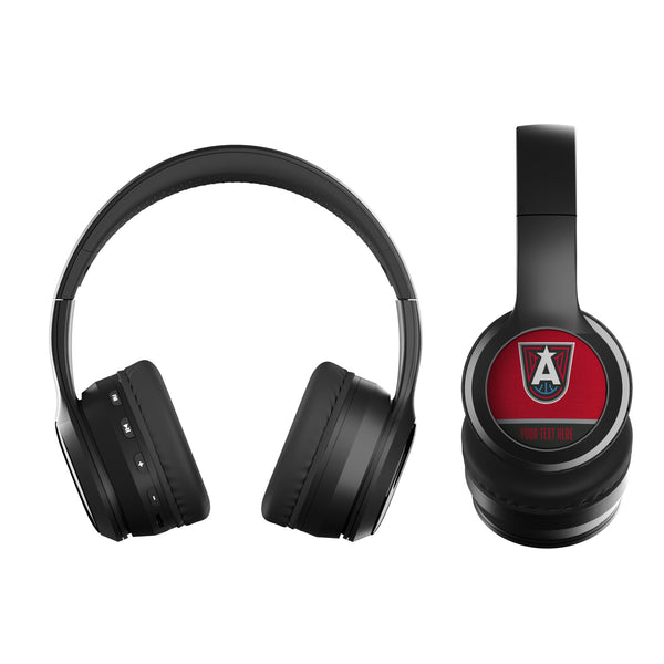 Atlanta Dream Personalized Endzone Solid Wireless Over-Ear BT Headphones With Case Flat.Jpg