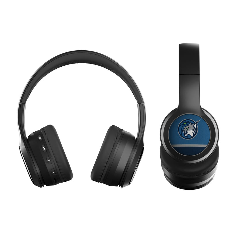 Minnesota Lynx Stripe Wireless Over-Ear BT Headphones With Case Flat.Jpg