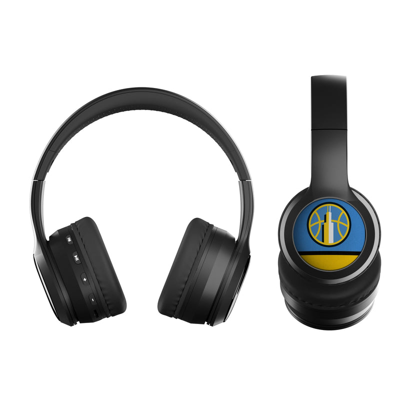 Chicago Sky Stripe Wireless Over-Ear BT Headphones With Case Flat.Jpg