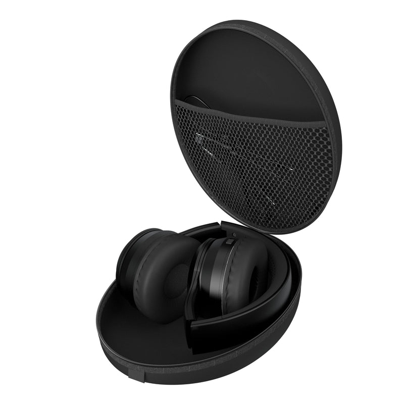 University of Utah Utes Personalized Endzone Solid Wireless Over-Ear BT Headphones With Case Case.Jpg