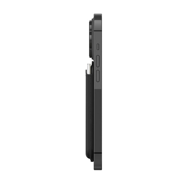Toronto Tempo Personalized Insignia Black Magnetic Credit Card Wallet Side.Jpg