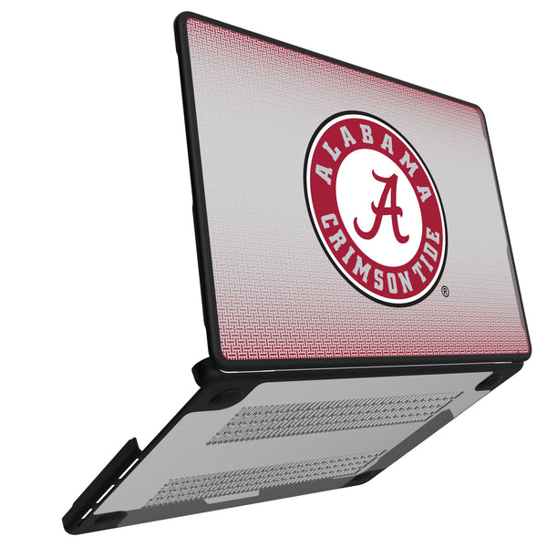 University of Alabama Crimson Tide Linen MacBook Laptop Case for Apple MacBook Open.Jpg