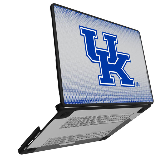 University of Kentucky Wildcats Linen MacBook Laptop Case for Apple MacBook Open.Jpg