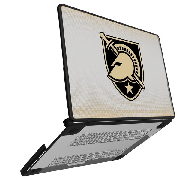 United States Military Academy Black Knights Linen MacBook Laptop Case for Apple MacBook Open.Jpg