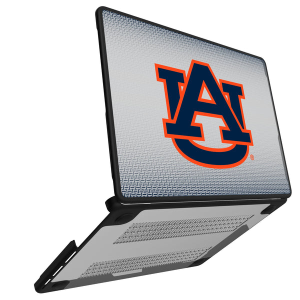 University of Auburn Tigers Linen MacBook Laptop Case for Apple MacBook Open.Jpg
