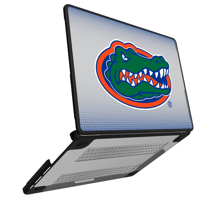 University of Florida Gators Linen MacBook Laptop Case Open.Jpg