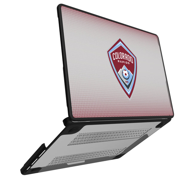 Colorado Rapids Linen MacBook Laptop Case for Apple MacBook Open.Jpg