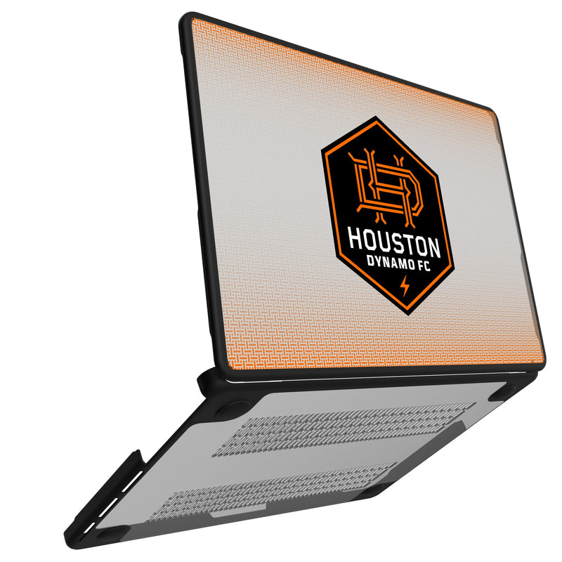 Houston Dynamo  Linen MacBook Laptop Case Open.Jpg