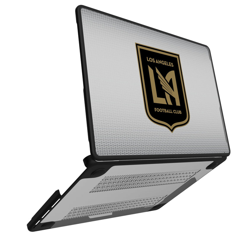 Los Angeles Football Club   Linen MacBook Laptop Case Open.Jpg