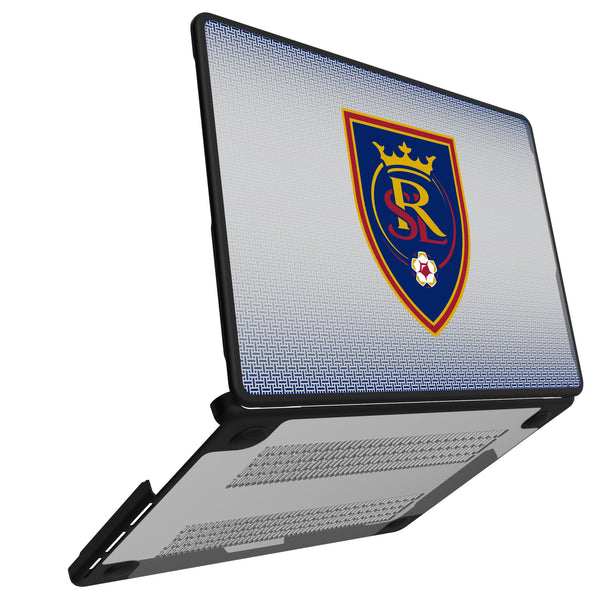 Real Salt Lake Linen MacBook Laptop Case for Apple MacBook Open.Jpg