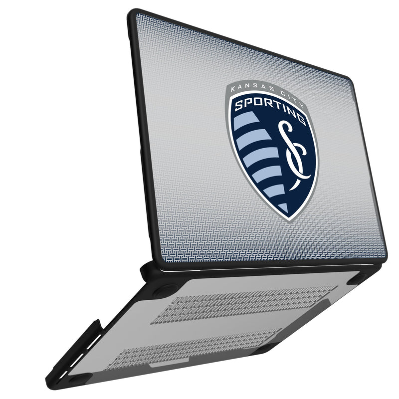 Sporting Kansas City   Linen MacBook Laptop Case Open.Jpg