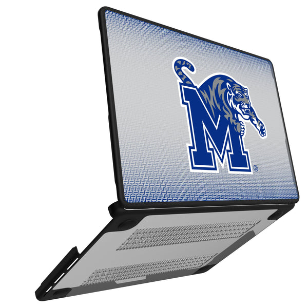 University of Memphis Tigers Linen MacBook Laptop Case for Apple MacBook Open.Jpg