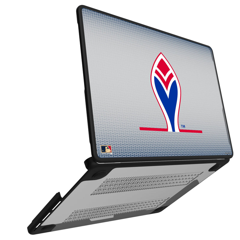 Atlanta Braves 1972-1975 - Cooperstown Collection Linen MacBook Laptop Case for Apple MacBook Open.Jpg