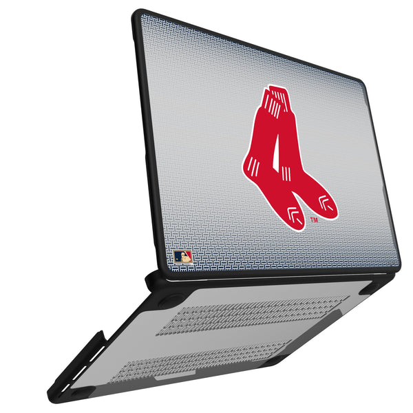 Boston Red Sox 1924-1960 - Cooperstown Collection Linen MacBook Laptop Case for Apple MacBook Open.Jpg