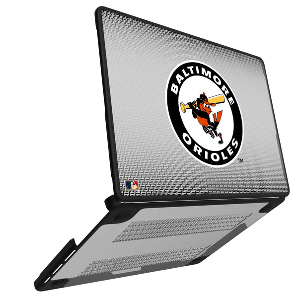 Baltimore Orioles 1966-1969 - Cooperstown Collection Linen MacBook Laptop Case for Apple MacBook Open.Jpg