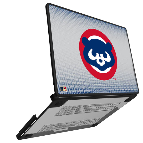 Chicago Cubs Home 1979-1993 - Cooperstown Collection Linen MacBook Laptop Case for Apple MacBook Open.Jpg