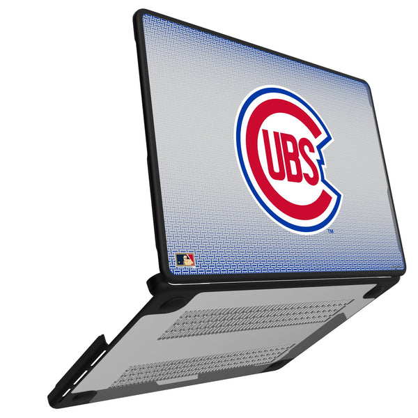 Chicago Cubs 1948-1956 - Cooperstown Collection Linen MacBook Laptop Case for Apple MacBook Open.Jpg