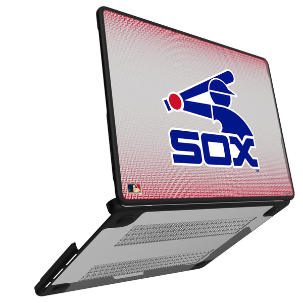 Chicago White Sox 1976-1981 - Cooperstown Collection Linen MacBook Laptop Case for Apple MacBook Open.Jpg