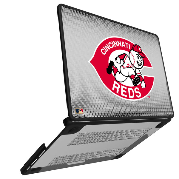Cincinnati Reds 1974-1992 - Cooperstown Collection Linen MacBook Laptop Case for Apple MacBook Open.Jpg