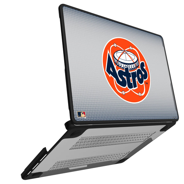Houston Astros 1977-1993 - Cooperstown Collection Linen MacBook Laptop Case for Apple MacBook Open.Jpg