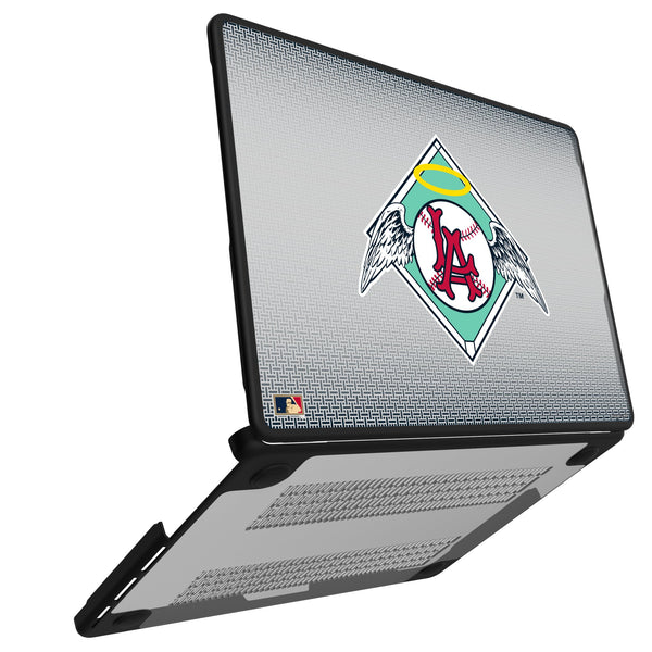 LA Angels 1961-1965 - Cooperstown Collection Linen MacBook Laptop Case for Apple MacBook Open.Jpg