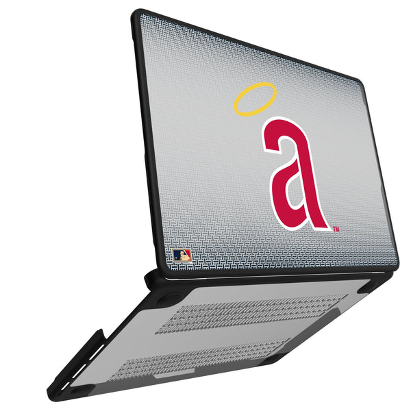 LA Angels 1971 - Cooperstown Collection Linen MacBook Laptop Case for Apple MacBook Open.Jpg