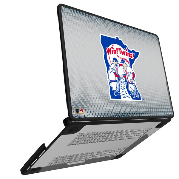 Minnesota Twins 1976-1986 - Cooperstown Collection Linen MacBook Laptop Case for Apple MacBook Open.Jpg