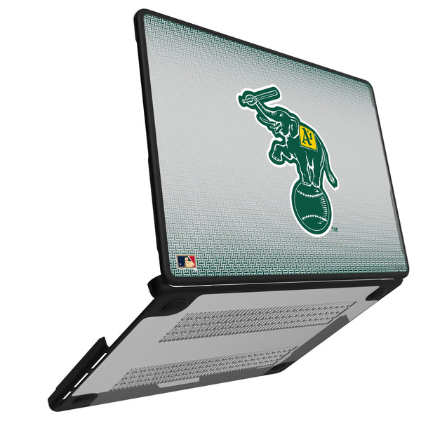 Oakland As Home 1988 - Cooperstown Collection Linen MacBook Laptop Case for Apple MacBook Open.Jpg