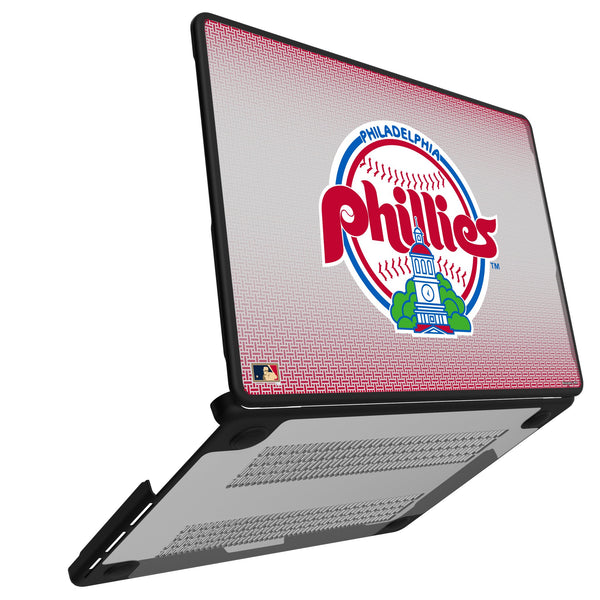 Philadelphia Phillies 1984-1991 - Cooperstown Collection Linen MacBook Laptop Case for Apple MacBook Open.Jpg