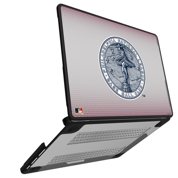 Philadelphia Phillies 1915-1943 - Cooperstown Collection Linen MacBook Laptop Case for Apple MacBook Open.Jpg